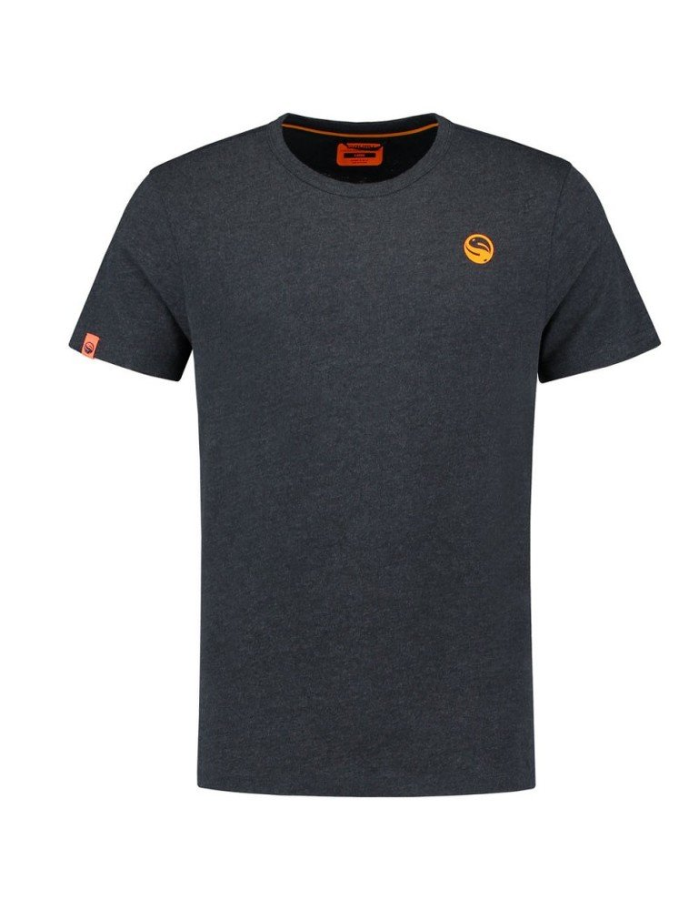 GURU BRUSH LOGO TEE CHARCHOAL
