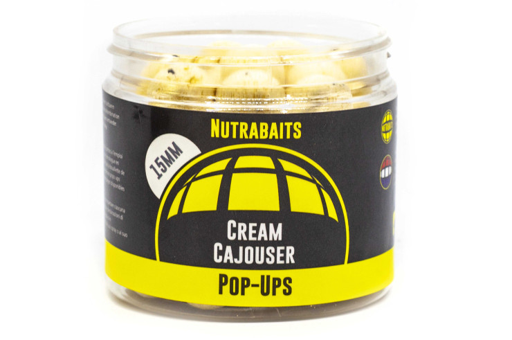 NUTRABAITS CREAM CAJOUSER POP UPS 15mm