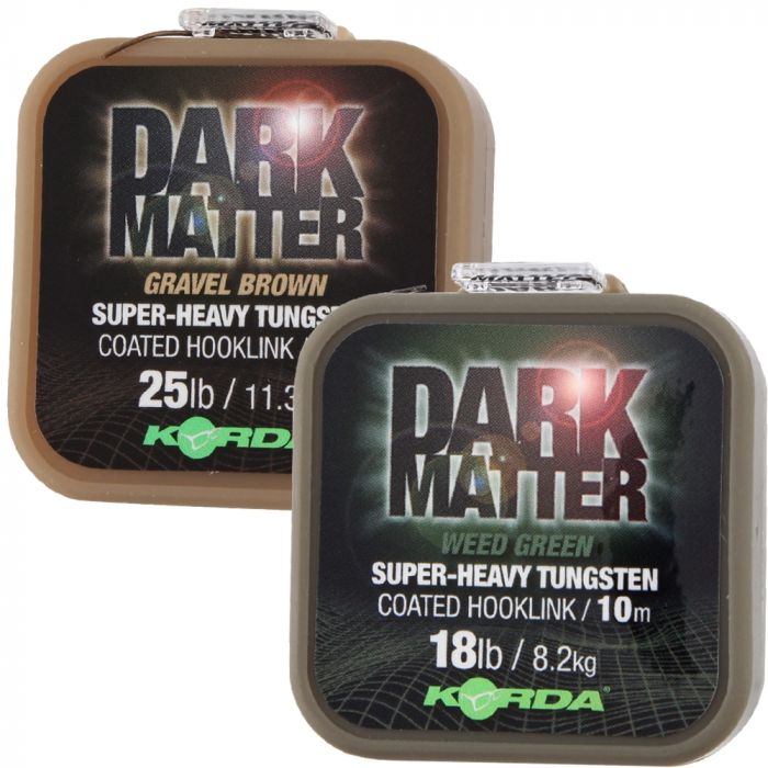 KORDA DARK MATTER SUPER HEAVY TUNGSTEN COATED HOOKLINK 25lb