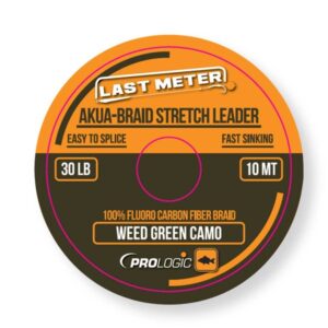 PROLOGIC AKUA-BRAID LEADER 10m 30lb CAMO GREEN