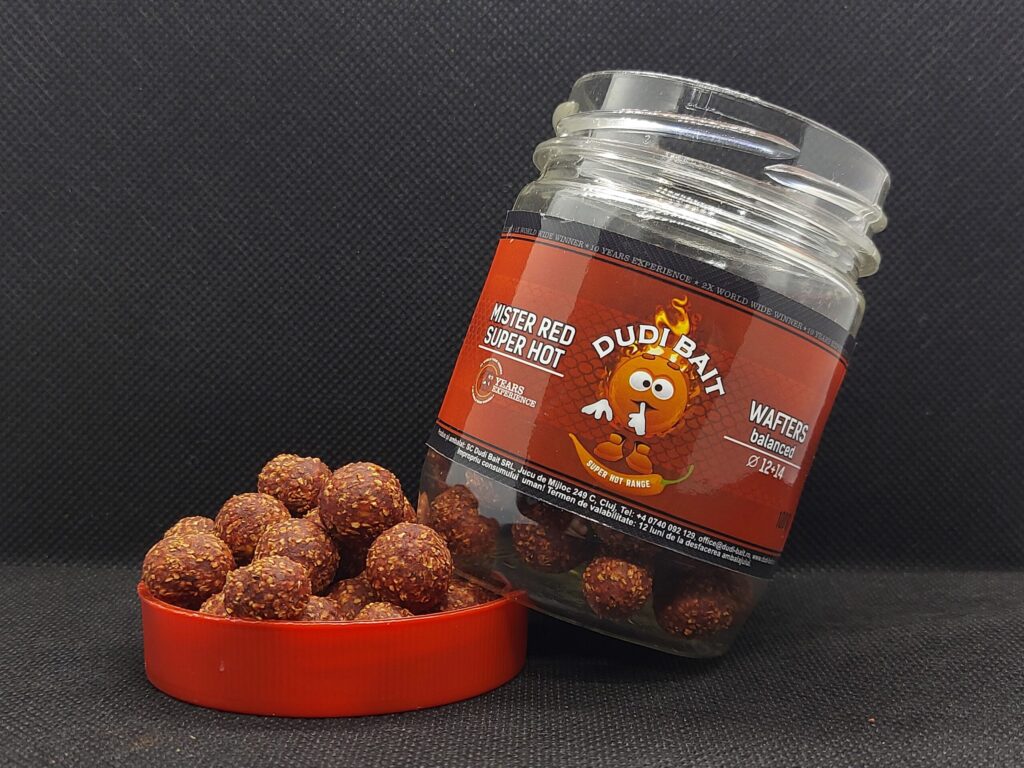 DUDI BAIT MISTER RED SUPER HOT WAFTERS 100G