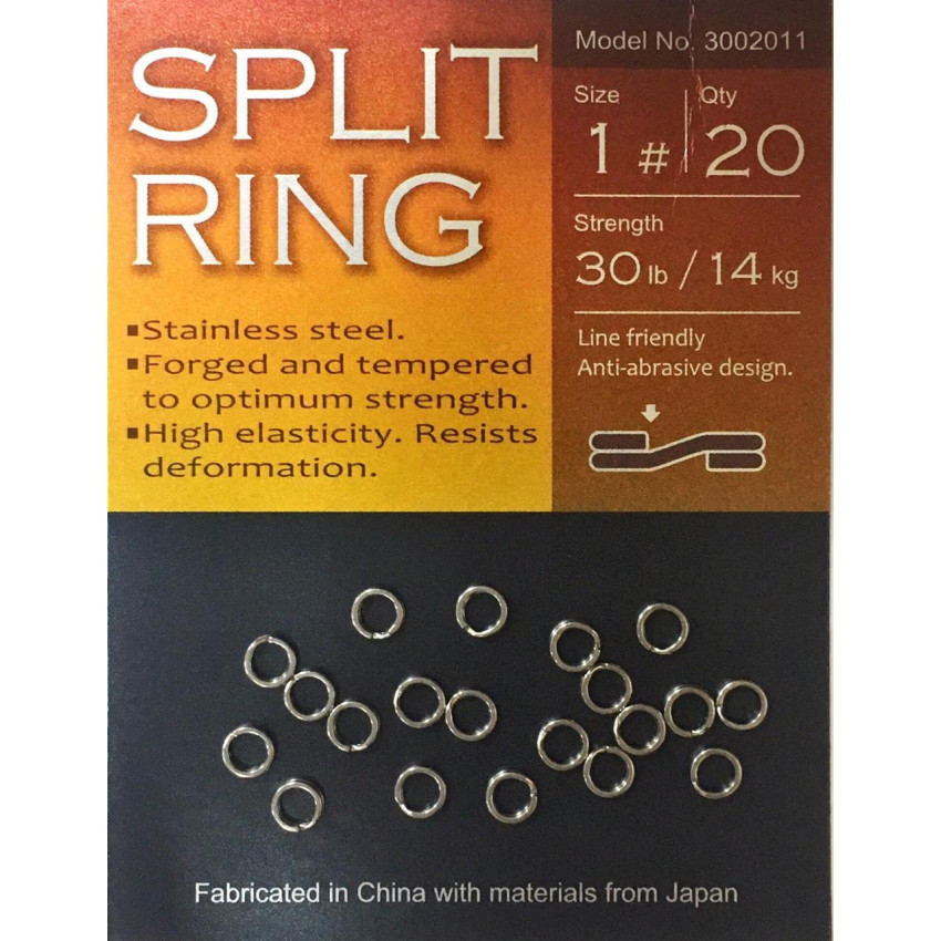 BKK STAINLESS SPLIT RING #1