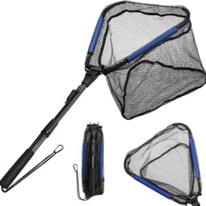 GORILLA TELESKOPSKA IN PLAVAJOČA GUMIJASTA RIBIŠKA MREŽA 90 cm OBROČ 40 cm ZAPRTA DOLŽINA 43 cm