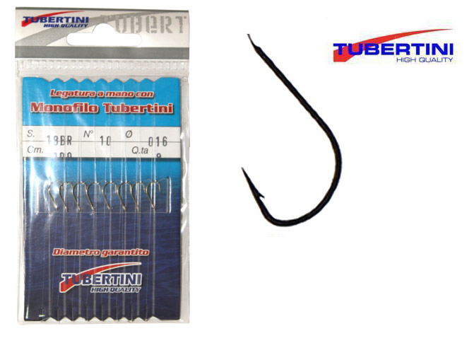 TUBERTINI AMO 18b SNELLED HOOKS #16