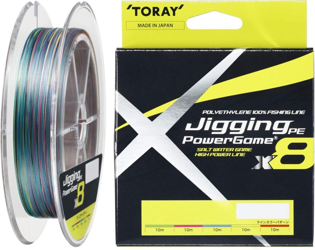 TORAY JIGGING POWER GAME X8 MULTICOLOUR 300m