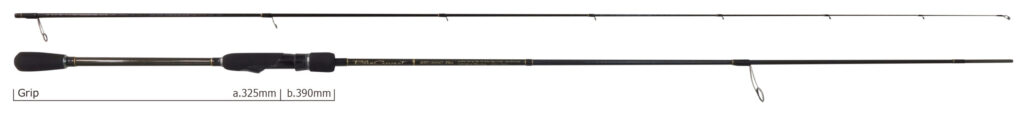 YAMAGA BLANKS BLUE CURRENT 83/TZ NANO FLEX 1.5-10.5g PE 0.2-0.6