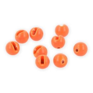 54 DEAN STREET CUENTAS RANURADAS DE TUNGSTENO FLUO NARANJA