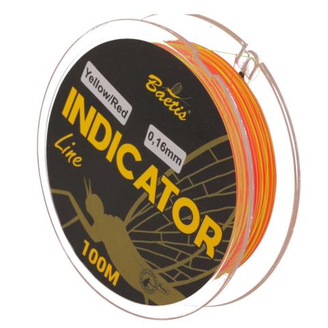BAETIS INDICATOR LINE YELLOW/RED 100m