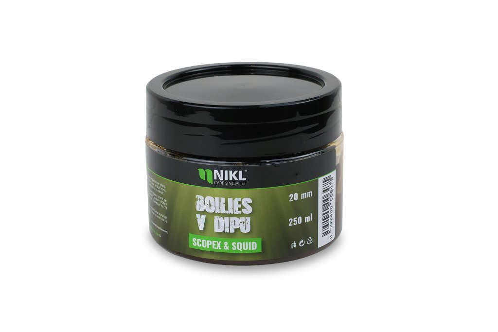 NIKL BOILIES IN DIP SCOPEX SQUID 20MM