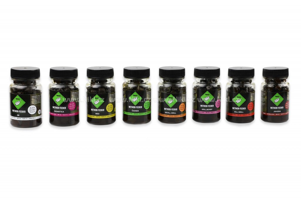 NIKL METHOD FEEDER FLAVOURED BLACK HALIBUT PELLETS 50g