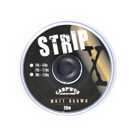 CARP R US STRIP-X MATT BROWN 20m