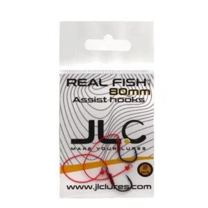 JLC DOUBLE ASSIST REAL FISH 80MM