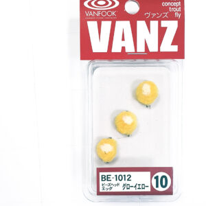 VANFOOK VANZ BE BEADS HEAD EGG TROUT FLY 3 pezzi