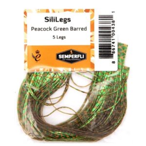 SEMPERFLI SILILEGS #PEACOCK GREEN BARRED