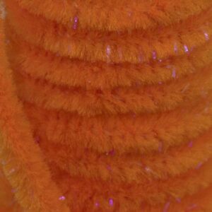SEMPERFLI SPARKLE WORM CHENILLE #FLUORO ORANGE