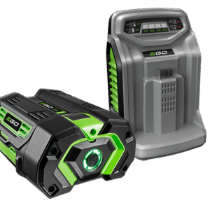 EGO POWER BATTERIE 5.0AH + 150W STROMWANDLER + 56V SCHNELLLADEGERÄT