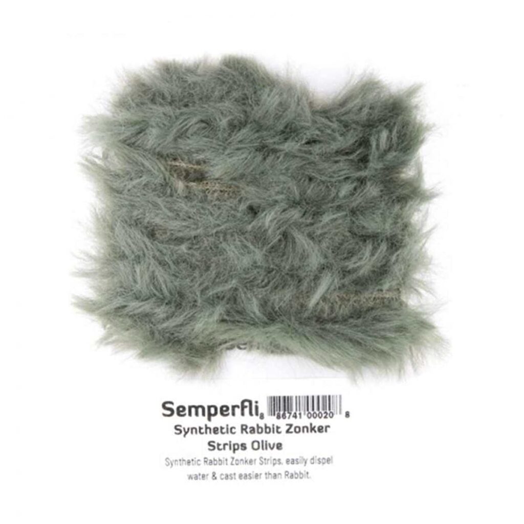 SEMPERFLI SYNTHETIC RABBIT ZONKER #OLIVE