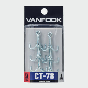 ANZUELO TRIPLE PLATA PREMIUM 5X FUERTE VANFOOK CT-78
