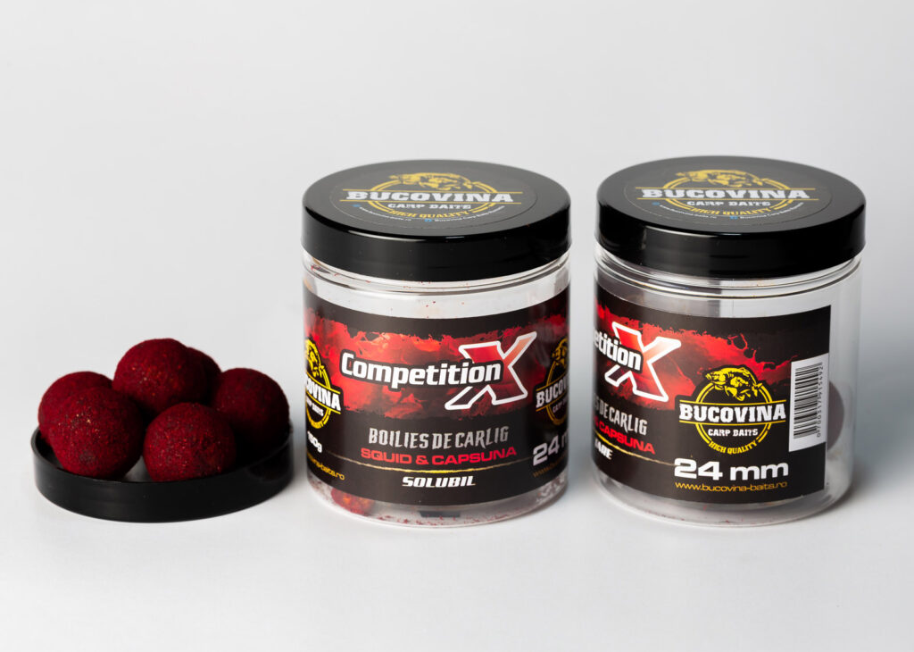 BUCOVINA CARP BAITS COMPETITION X SQUID & CAPSUNA 24MM TARE