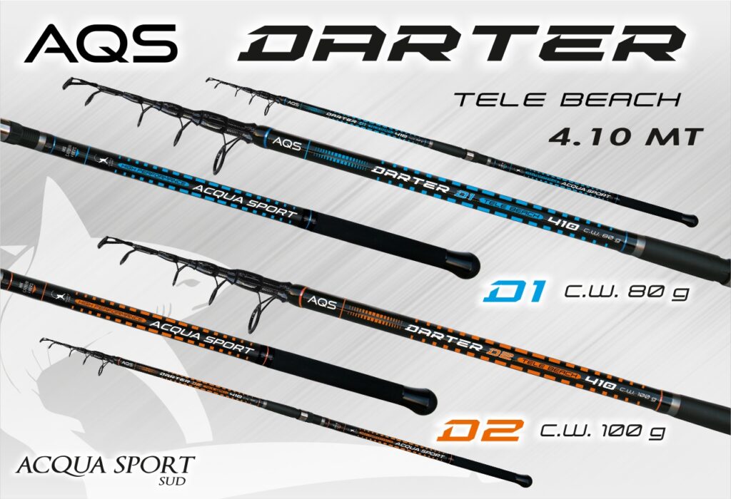 AQS DARTER TELE BEACH 410cm c.w.100g