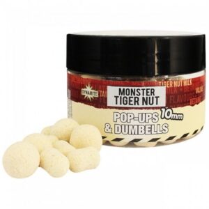 DYNAMITE BAITS FLURO BELE POP-UPS DUMBELLS BOJLI MONSTER TIGERNUT 10mm
