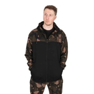 SUDADERA CON CREMALLERA FOX LW NEGRO CAMUFLAJE