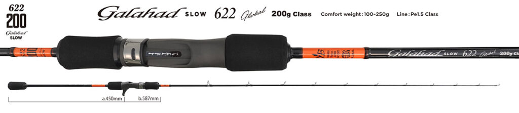 YAMAGA BLANKS GALAHAD 622 SLOW GLOBAL 100-250g PE1.5