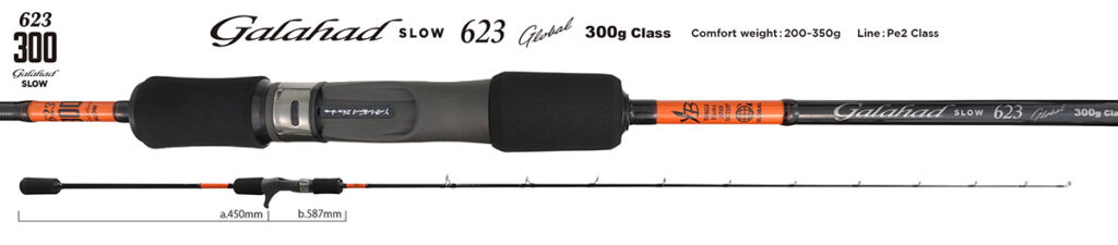 YAMAGA BLANKS GALAHAD 623 SLOW GLOBAL 200-350g PE2