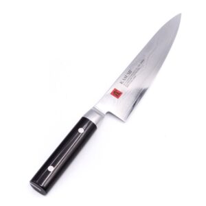 Cuchillo de Chef KASUMI PREMIUM DE ACERO DAMASCO HECHO EN JAPÓN 20cm