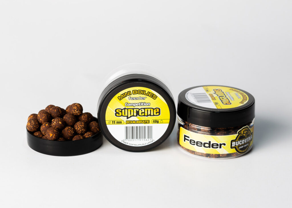 BUCOVINA CARP BAITS COMPETITION SUPREME MINI BOILIES 11MM ECHILIBRATE
