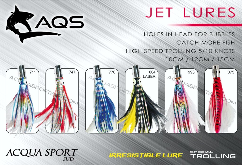 AQS JET TROLLING LURE 15CM RIGGED