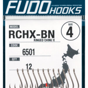 FUDO HOOKS RINGED CHINU X BN