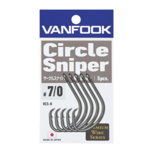 ANZUELO CIRCULAR VANFOOK SNIPER NS NEGRO