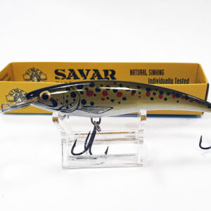 SAVAR RDEČEPASTI POSTRVEČ ČRN 14cm 15g