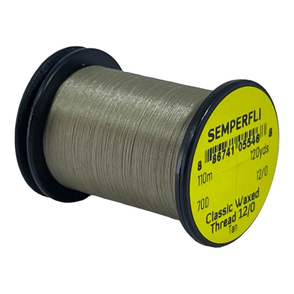 SEMPERFLI CLASSIC WAXED THREAD 12/0 70D 110M #TAN