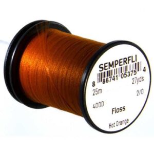 SEMPERFLI FLOSS 2/0 #HOT ORANGE