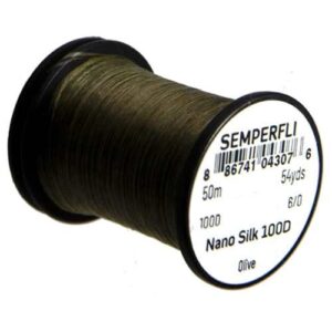 SEMPERFLI NANO SILK 100D 50m 6/0 #OLIVE