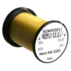 SEMPERFLI NANO SILK 100D 50m 6/0 #YELLOW