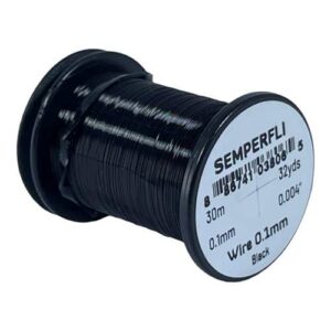 SEMPERFLI ŽICA 0,1mm #CRNA