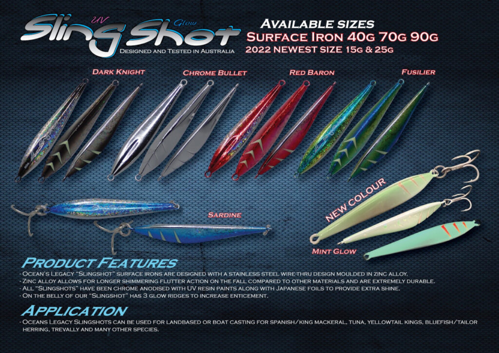 OCEANS LEGACY SLING SHOT LURE 40g