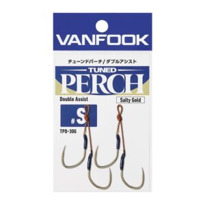 VANFOOK TPD-30F TUNED PERCH DOUBLE SALTY GOLD ASSIST