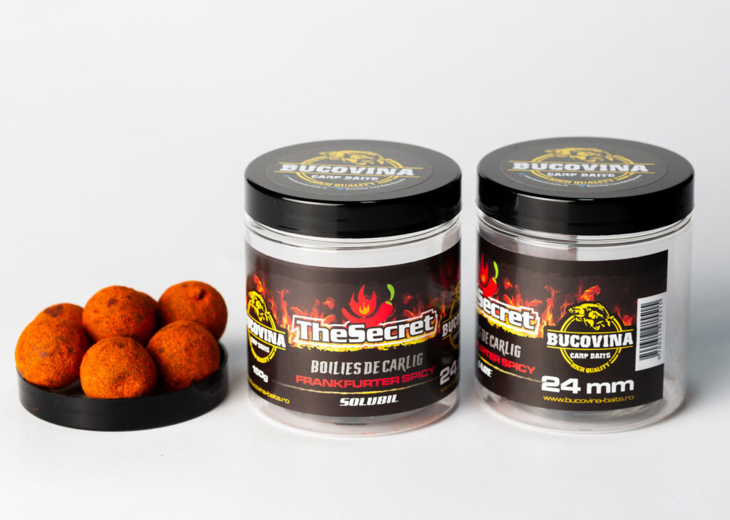 BUCOVINA CARP BAITS THE SECRET FRANKFURTER SPICY CARLIG 24MM SOLUIBIL