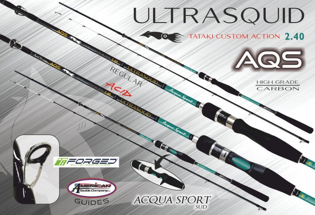 AQS ULTRASQUID TATAKI BAITCASTING ROD 2.4M MAX 100G
