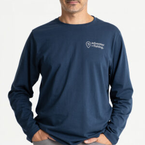 ADVENTER & FISHING T-SHIRT MET LANGE MOUWEN ADVENTER ORIGINAL