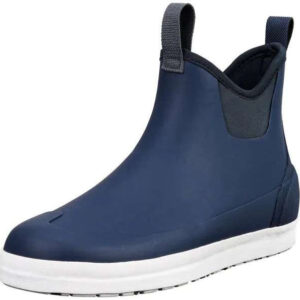 AFTCO 100 % vodoodporni gleženjski čevlji za palubo v mornarsko modri barvi