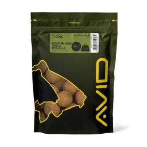 AVID MONSTER CRAB, TUNA & SPIRULINA PREMIUM BOILIES 24MM 1KG