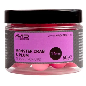 AVID MONSTER CRAB & PLUM POP UPS 14mm 50g