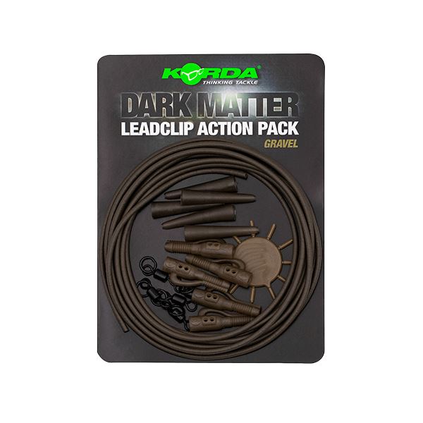 KORDA DARK MATTER LEADCLIP ACTION PACK GRAVEL