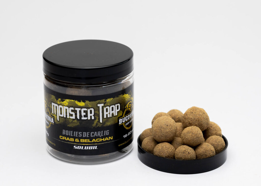 BUCOVINA CARP BAITS MONSTER TRAP CARLIG CRAB & BELACHAN 16-20MM TARE