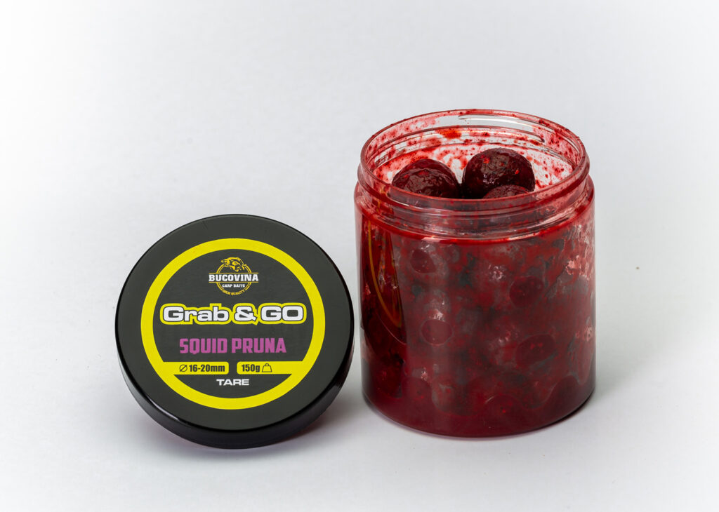BUCOVINA BAITS SQUID & PRUNA IN DIP 20MM TARE